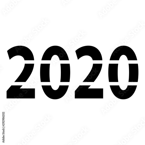 2020 happy new year vector ...