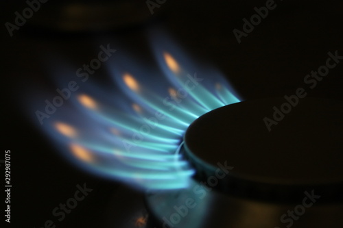 Flames stove photo