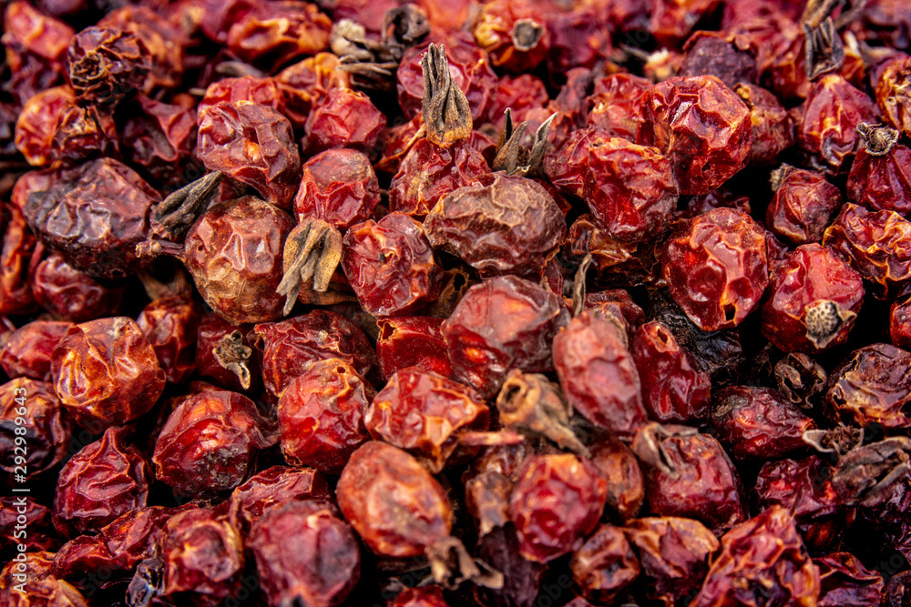 Dry berry Rose hips background. Dried rose hips. Pile of dogrose. Healfy concept Dry berry Rose hips background. Dried rose hips. Pile of dogrose. Healfy concept