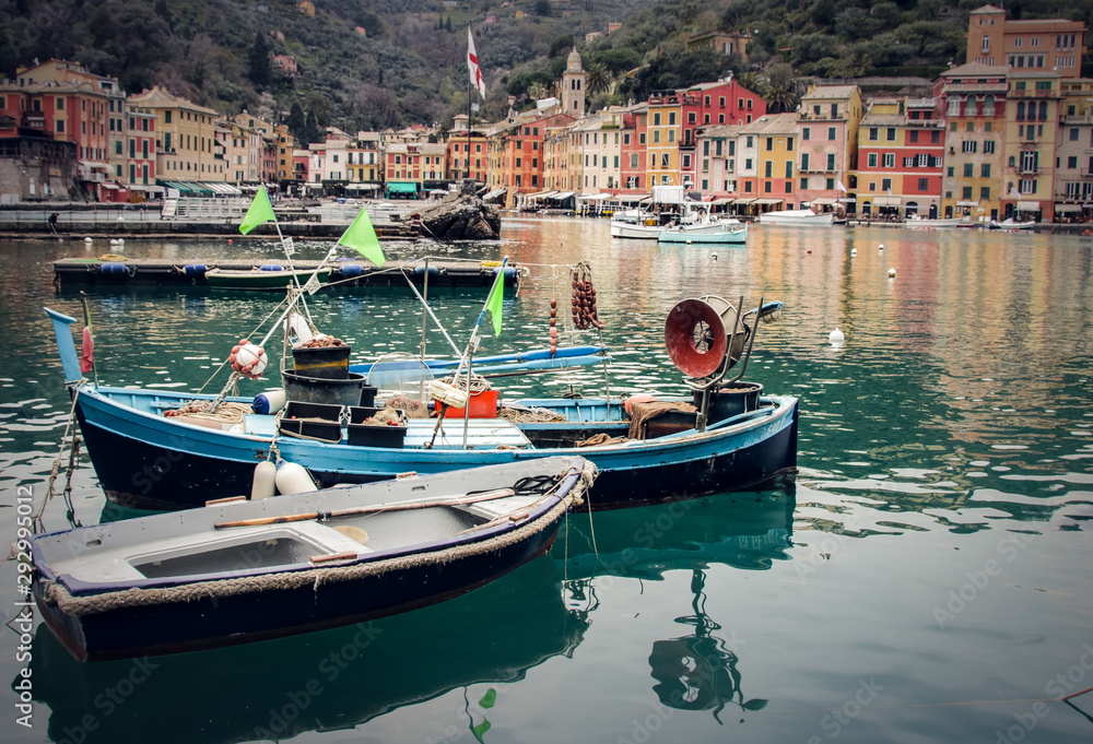 paysage de Portofino en Italie