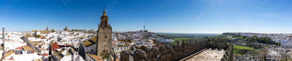 Carmona panorama view in Andalusia Spain not far from Sevilla