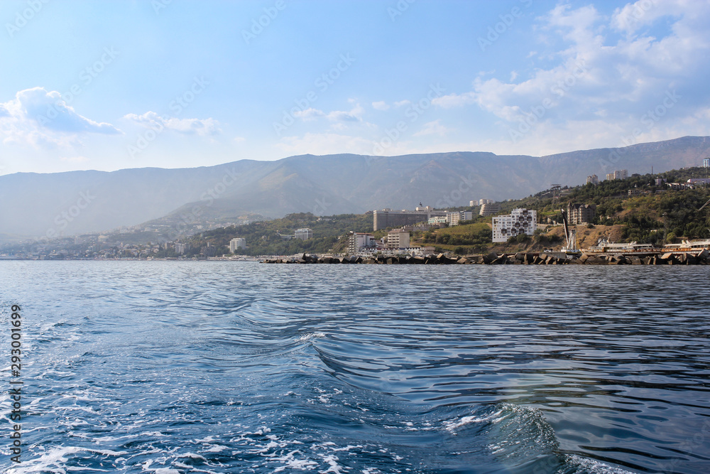 The Black Sea coast near Yalta.