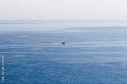 Boat in the sea. © German S