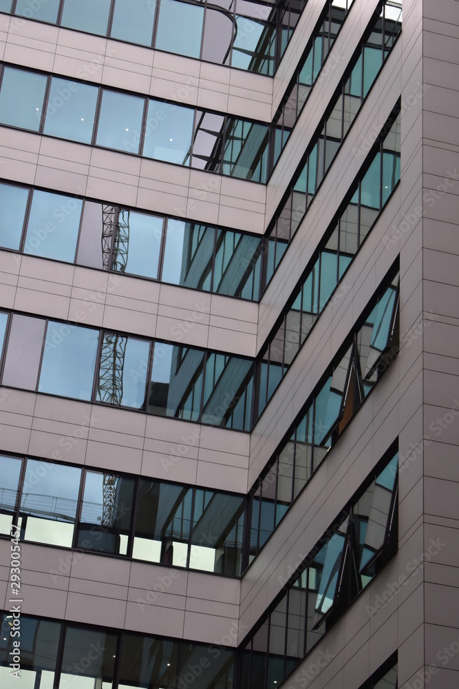 windows on modern building windows on modern building