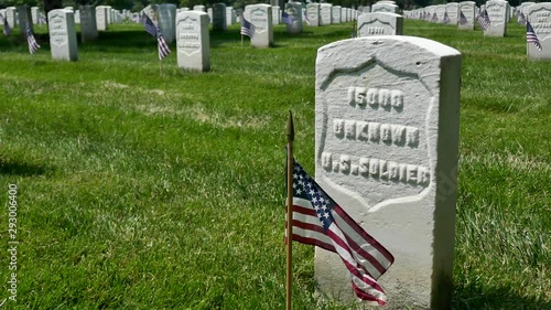 Gravestone of an unknown soldier from the Spanish-American War