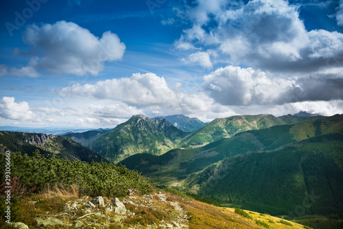 Tatra Mountains in Poland - view from Grzes summit over to Slovakia © lukasz_kochanek