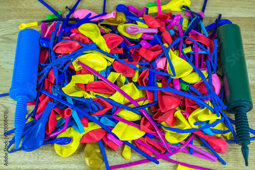 many color   balloon
