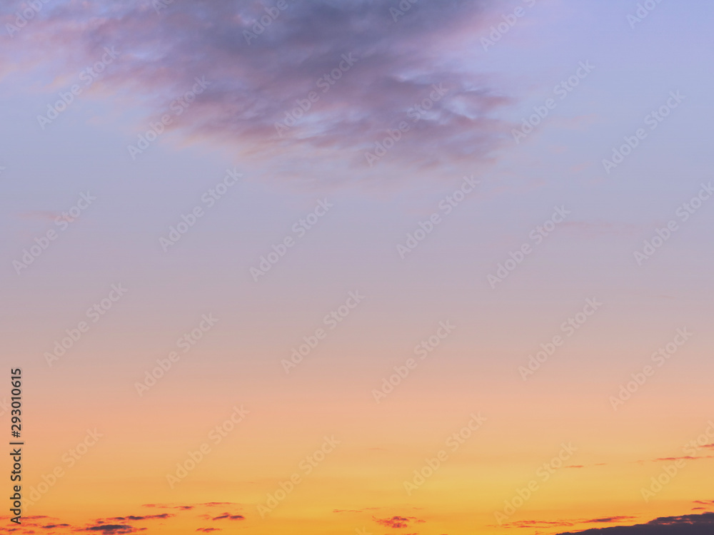 Fototapeta premium beautiful colorful sunset sky background