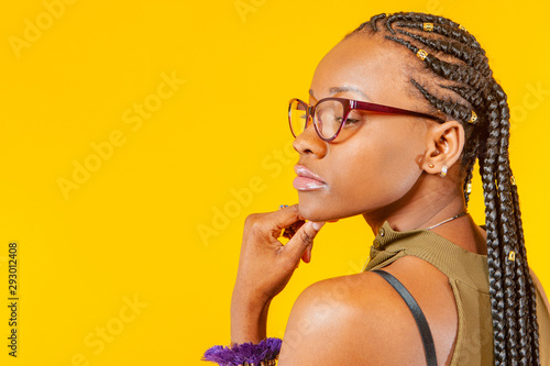 African American with dread...