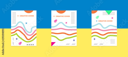 Design of editable social network post templates. for marketing on social media. frames, stories in puzzles, backgrounds, banners, vector illustration elements