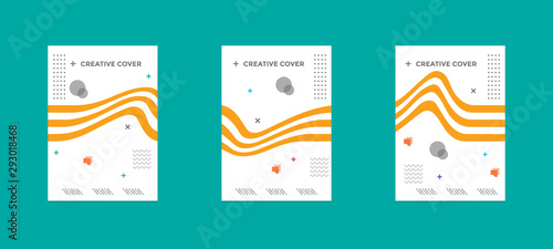 Design of editable social network post templates. for marketing on social media. frames, stories in puzzles, backgrounds, banners, vector illustration elements