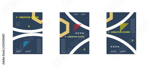 Design of editable social network post templates. for marketing on social media. frames, stories in puzzles, backgrounds, banners, vector illustration elements