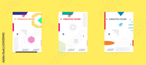 Design of editable social network post templates. for marketing on social media. frames, stories in puzzles, backgrounds, banners, vector illustration elements