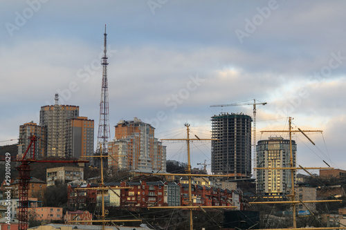 Wallpaper Mural The historical center of the city of Vladivostok. Pre-revolutionary buildings in the city center Torontodigital.ca
