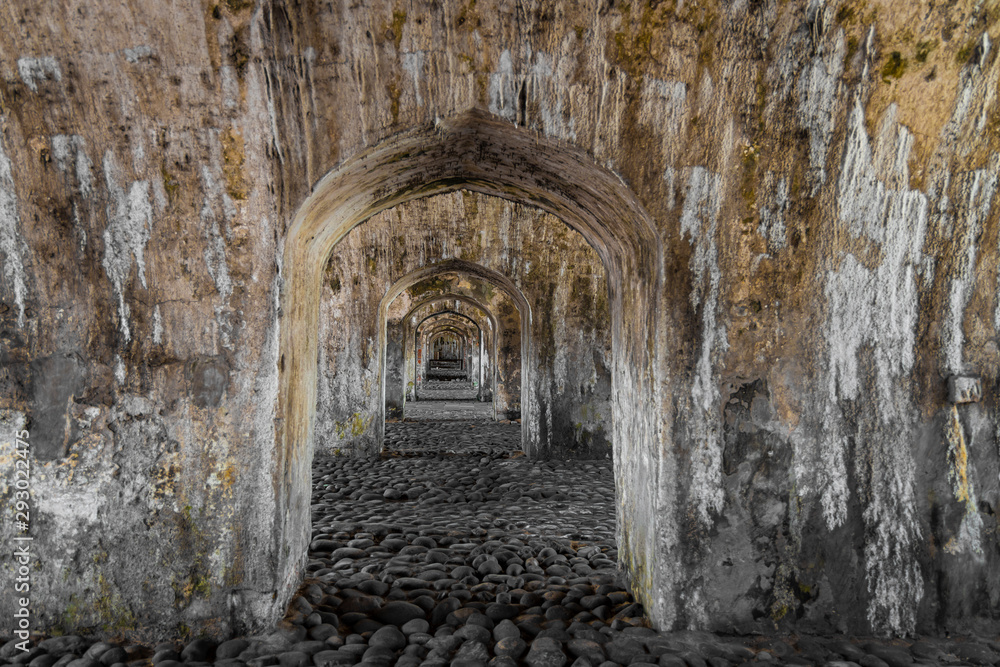 Old tunnel fortress