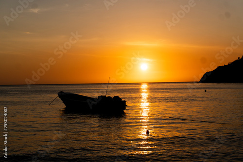 sunset on the sea © daniel