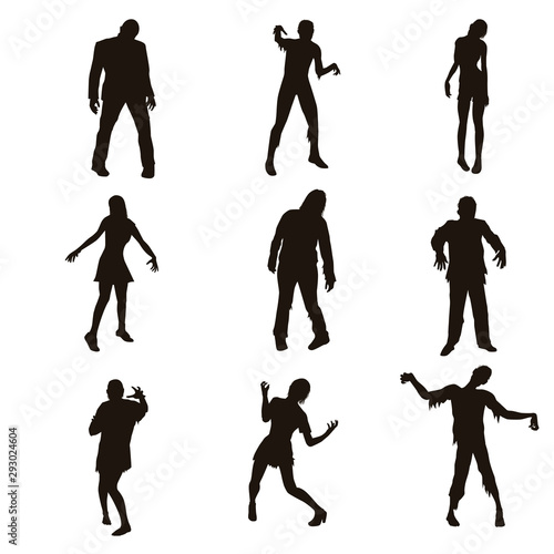 Zombie Silhouettes