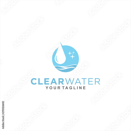 Clear Water logo Design Idea
