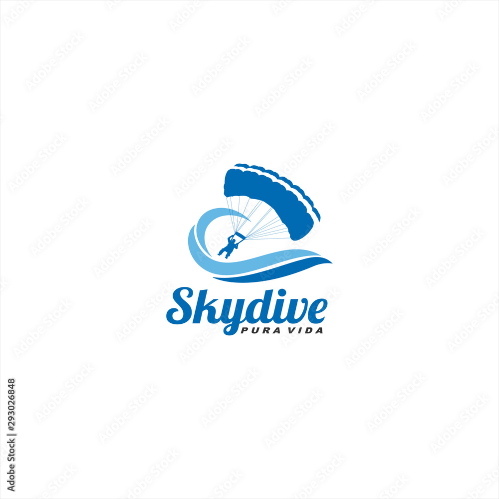 Skydive Logo Design Inspiration Idea Skydive Logo Design Inspiration Idea