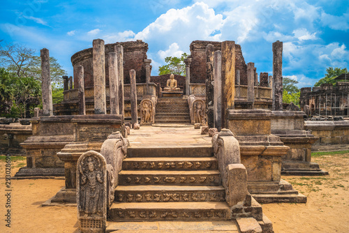 Sacred Quadrangle at Polonnaruwa Ancient city, Sri Lanka