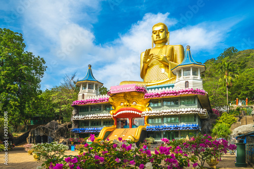 buddha museum of dambulla golden temple, sri lanka photo