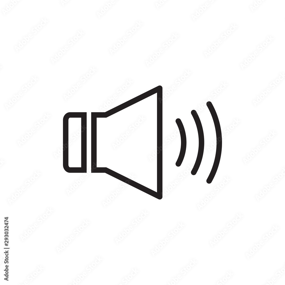 Sound Icon Vector Illustration, music volume symbol. Modern, simple flat vector illustration for web site or mobile app. Sound Icon Vector Illustration, music volume symbol. Modern, simple flat vector illustration for web site or mobile app.
