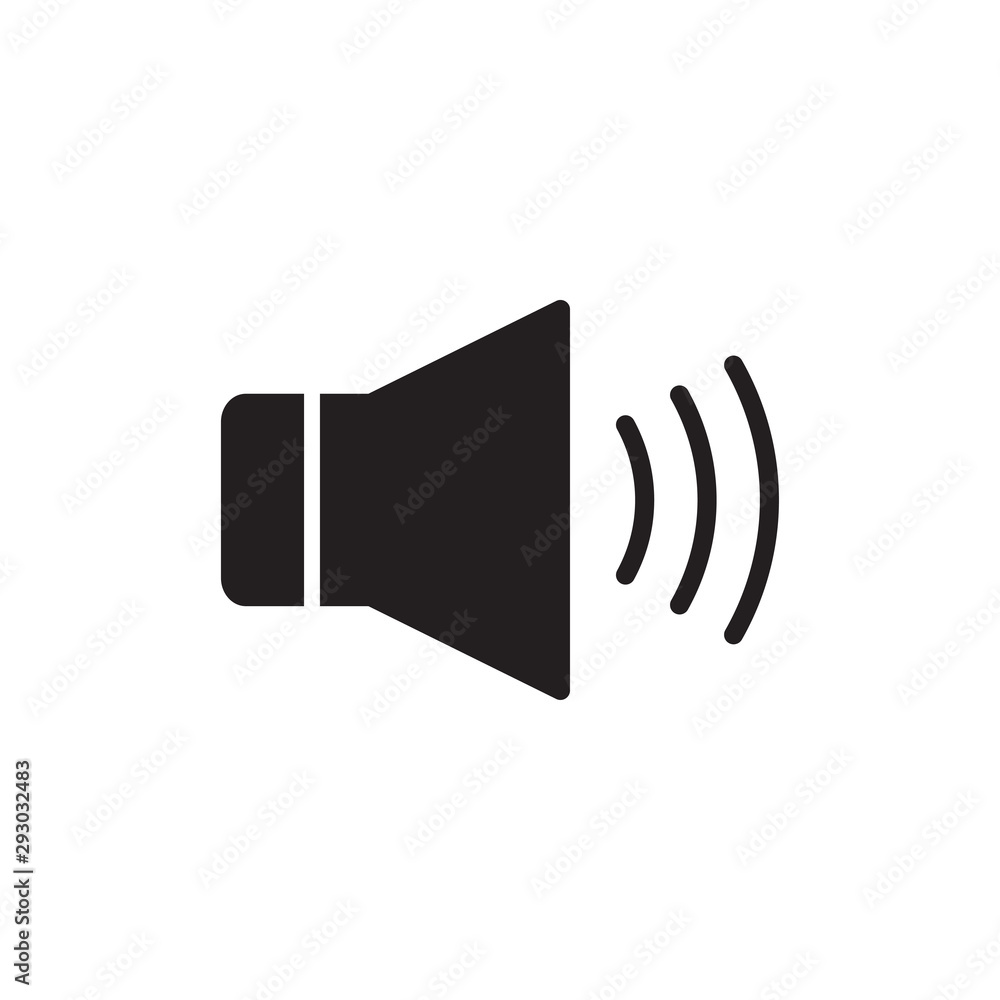Sound Icon Vector Illustration, music volume symbol. Modern, simple flat vector illustration for web site or mobile app. Sound Icon Vector Illustration, music volume symbol. Modern, simple flat vector illustration for web site or mobile app.