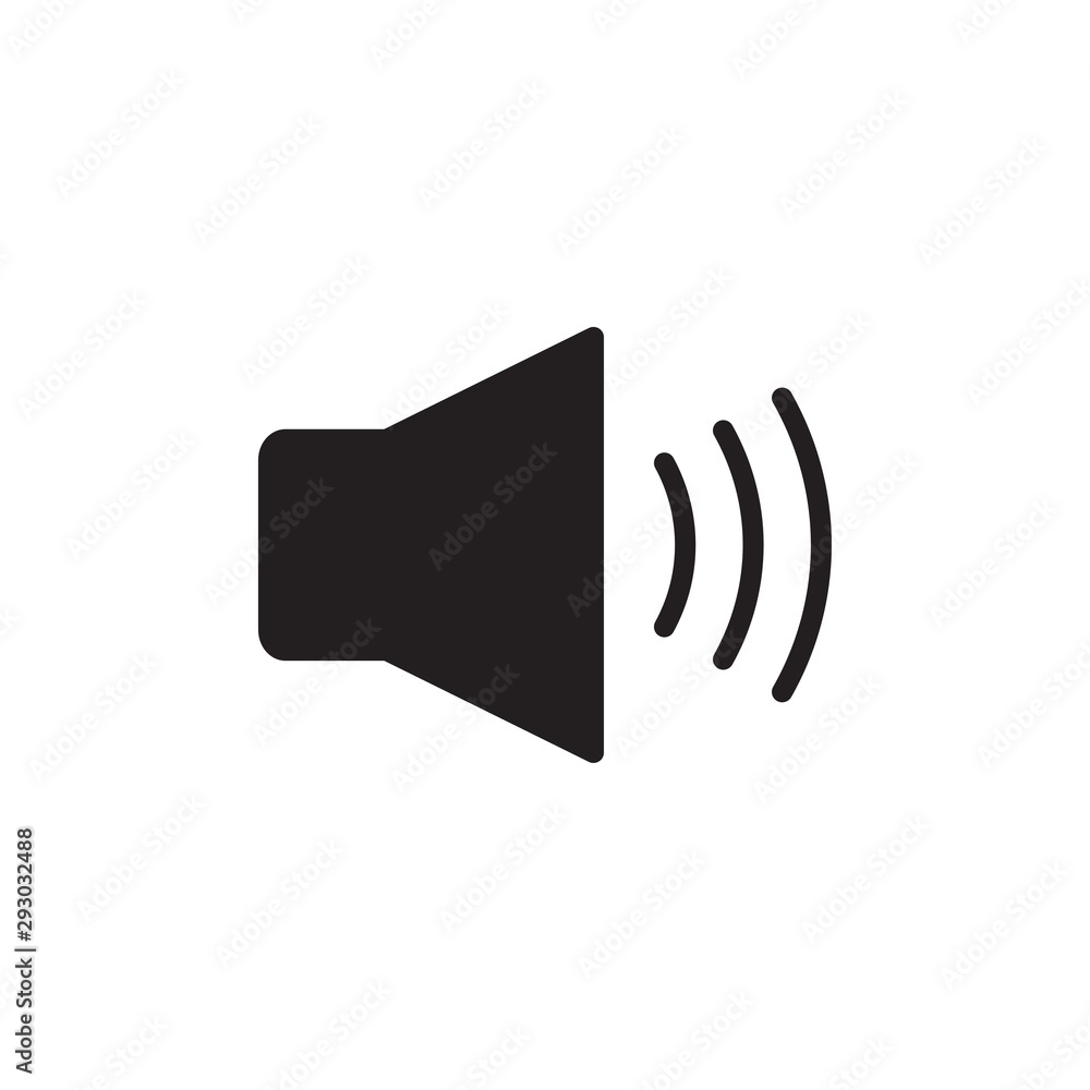 Sound Icon Vector Illustration, music volume symbol. Modern, simple flat vector illustration for web site or mobile app. Sound Icon Vector Illustration, music volume symbol. Modern, simple flat vector illustration for web site or mobile app.