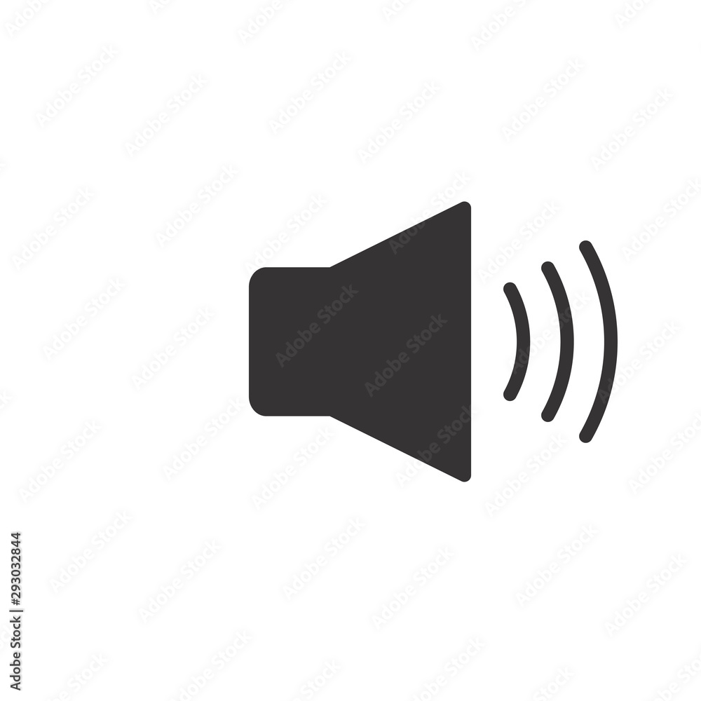 Sound Icon Vector Illustration, music volume symbol. Modern, simple flat vector illustration for web site or mobile app. Sound Icon Vector Illustration, music volume symbol. Modern, simple flat vector illustration for web site or mobile app.