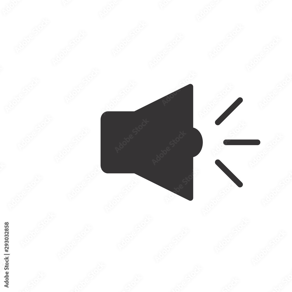 Sound Icon Vector Illustration, music volume symbol. Modern, simple flat vector illustration for web site or mobile app. Sound Icon Vector Illustration, music volume symbol. Modern, simple flat vector illustration for web site or mobile app.
