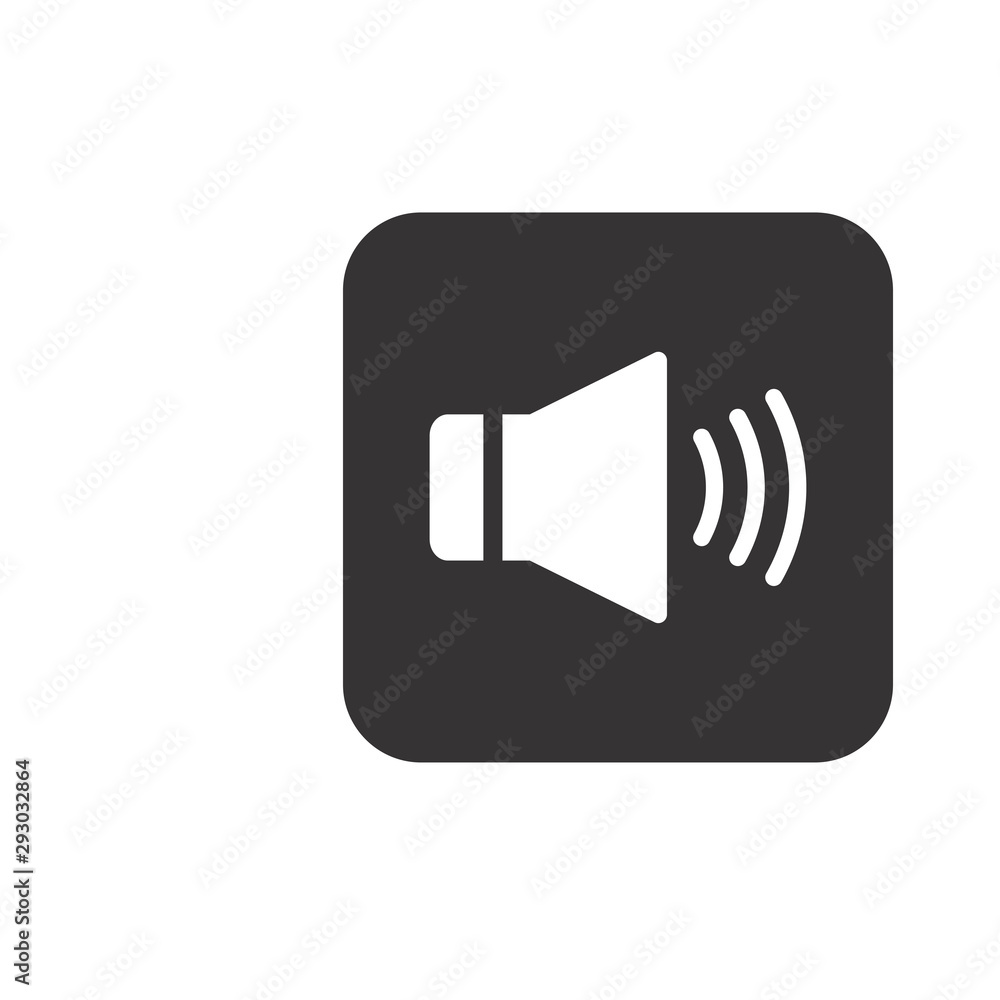 Sound Icon Vector Illustration, music volume symbol. Modern, simple flat vector illustration for web site or mobile app. Sound Icon Vector Illustration, music volume symbol. Modern, simple flat vector illustration for web site or mobile app.