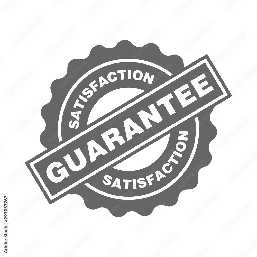 Obraz premium Guarantee rubber stamp icon vector