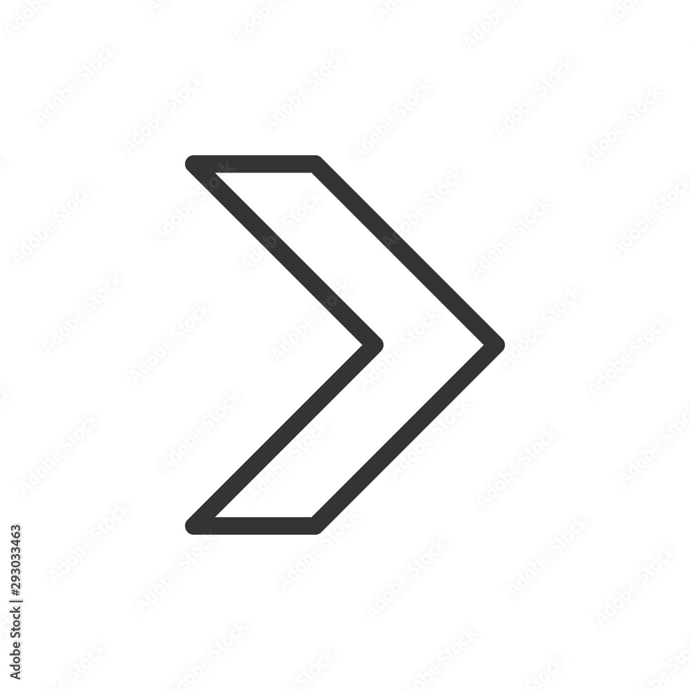 Arrow Icon Vector Template Symbol