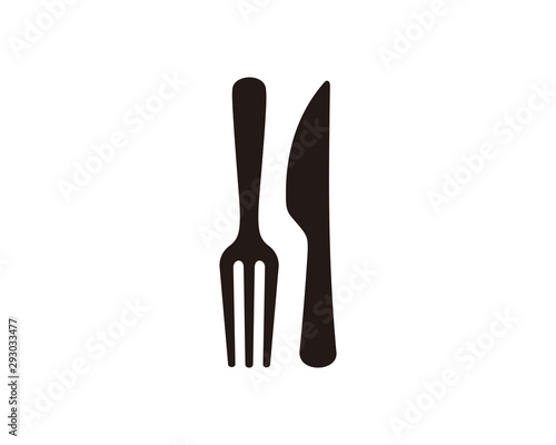 Fork and knife restaurant icon symbol vector