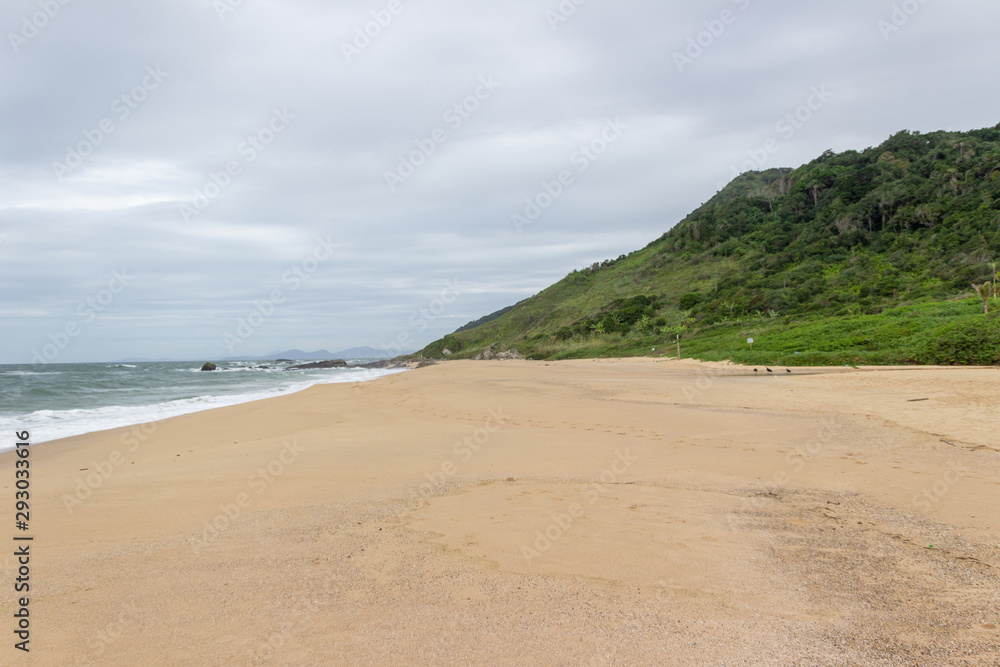 red beach lookout in Penha Santa Catarina