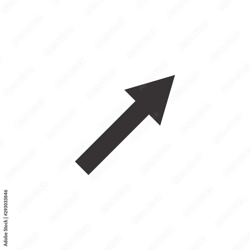 Arrow Icon Vector Template Symbol