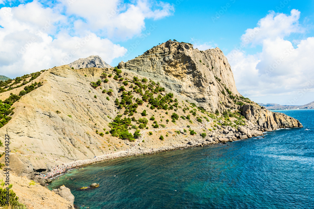 Mount Koba-Kaya in the Crimea on the Black Sea