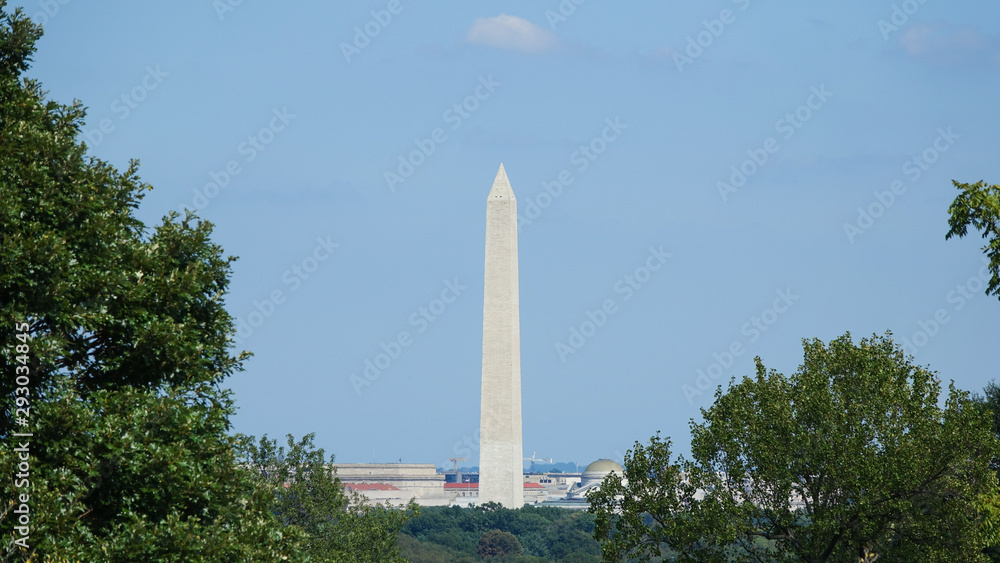 Washington monument in Washington DC, United States