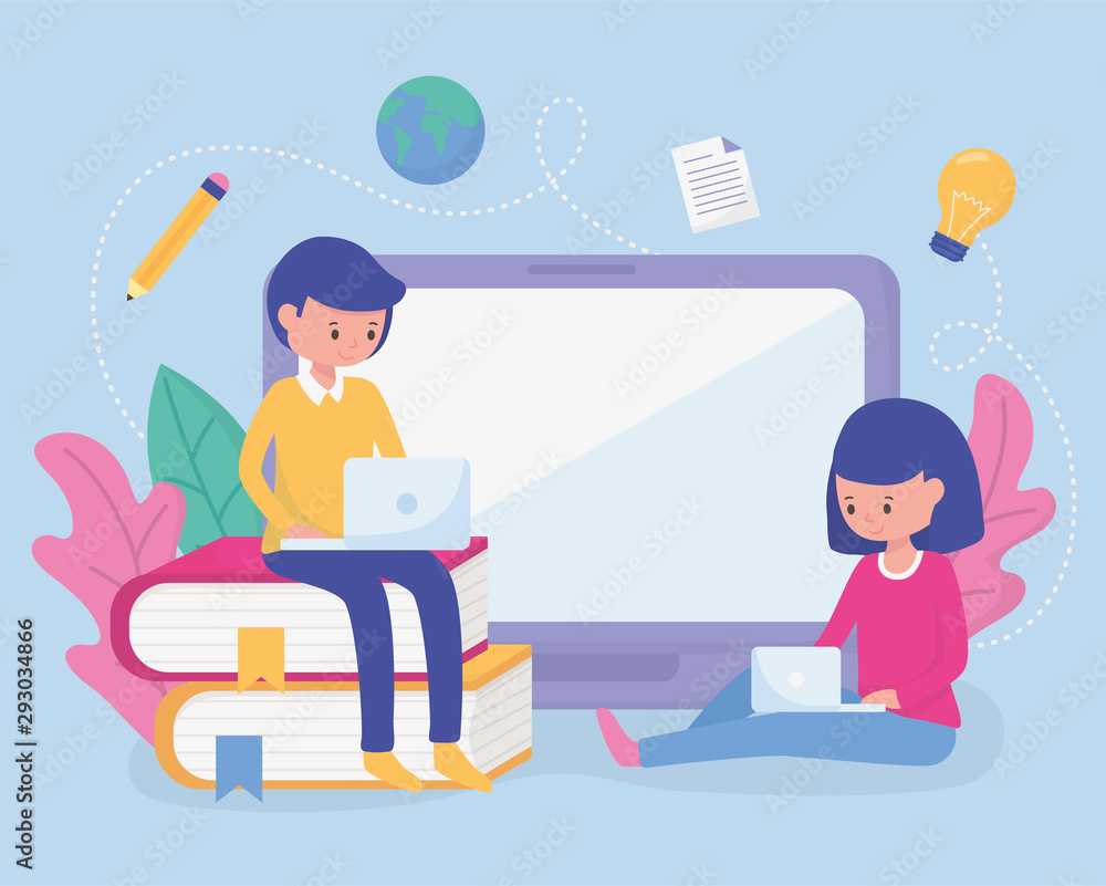 students school education online image students school education online image
