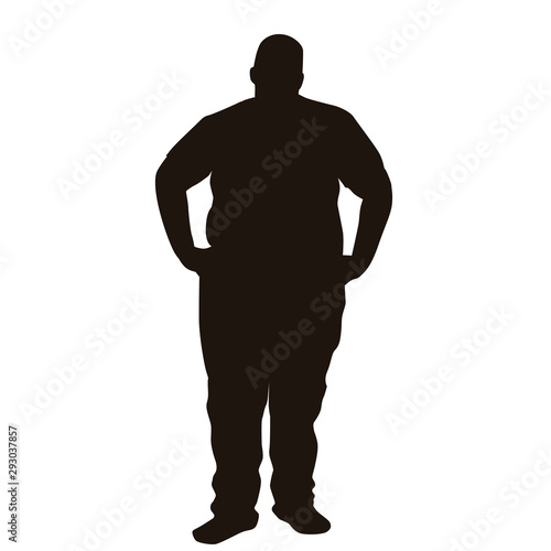 Fat People Silhouette