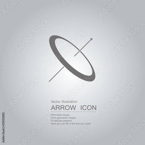 Ancient time tools. Isolated on grey background.