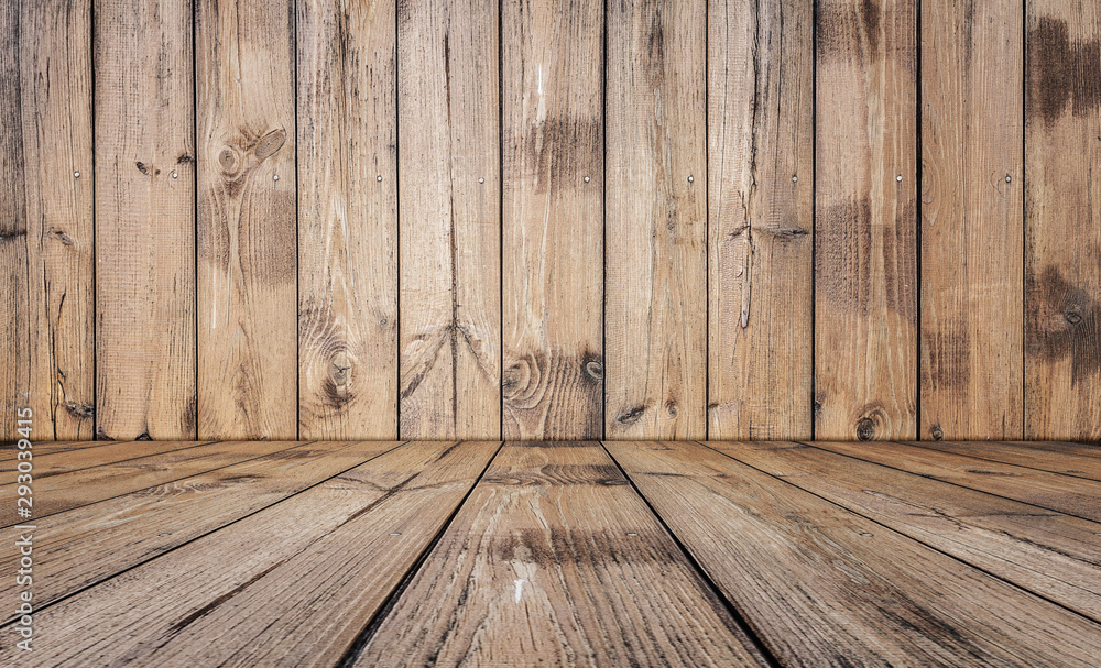 Naklejka premium old wooden background