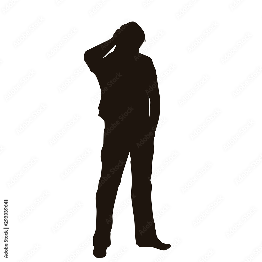 People Are Depressed Or Frustrated Silhouette