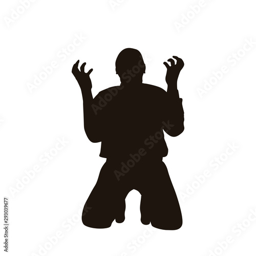 People Are Depressed Or Frustrated Silhouette