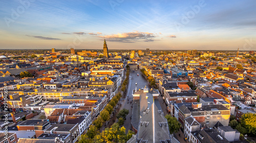 Photography Skyline of historic Groningen city