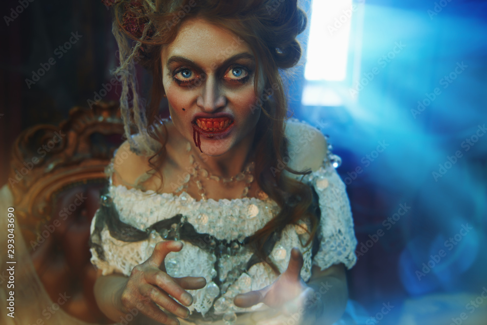 Fototapeta premium terrible bloody lady
