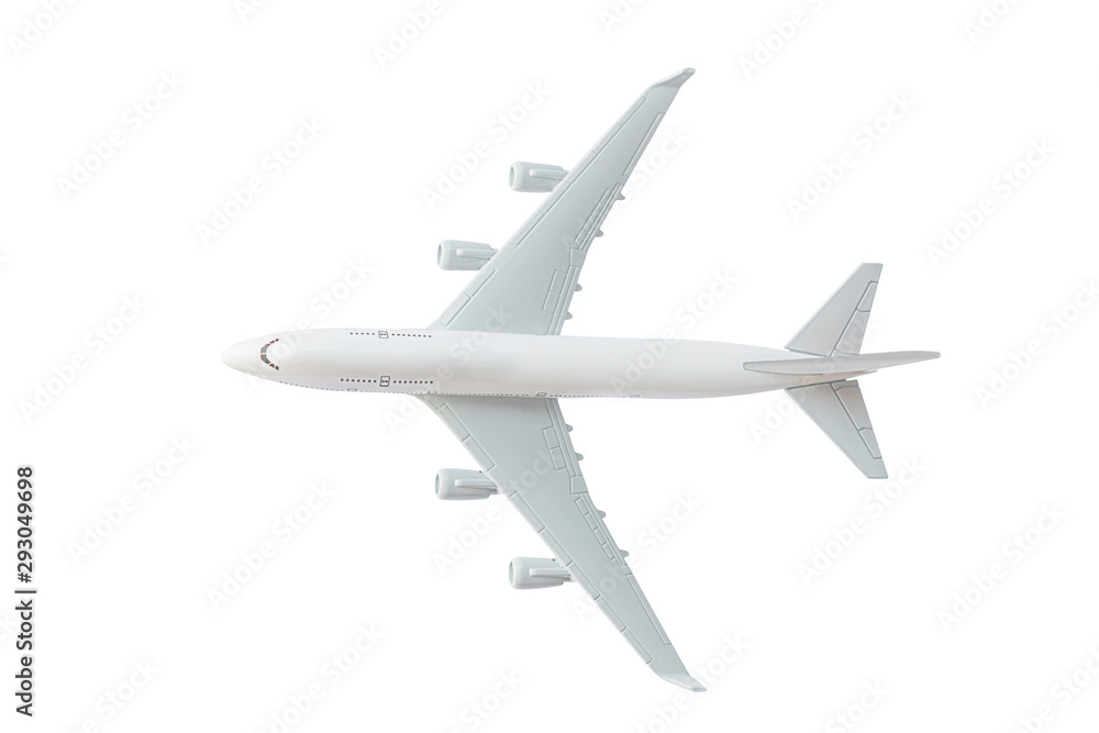 airplane isolated on white background