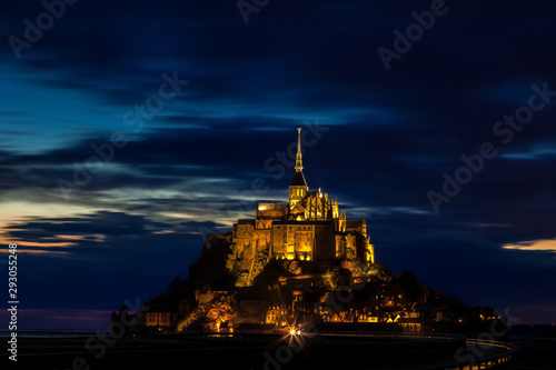 Mont St Michel at twilight