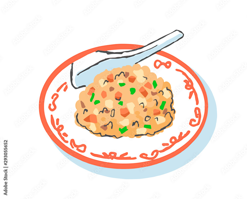 チャーハン Stock イラスト Adobe Stock
