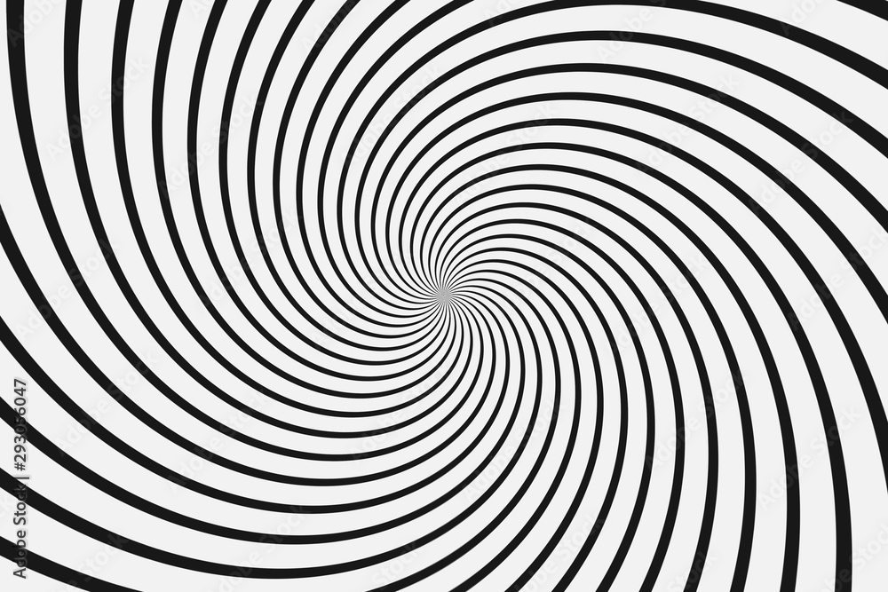 Spiral Striped Abstract Tunnel Background